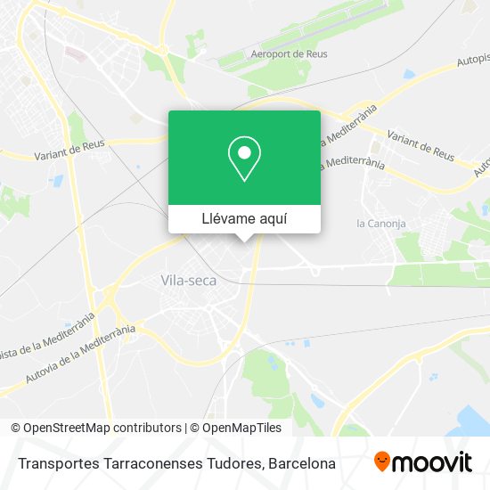 Mapa Transportes Tarraconenses Tudores