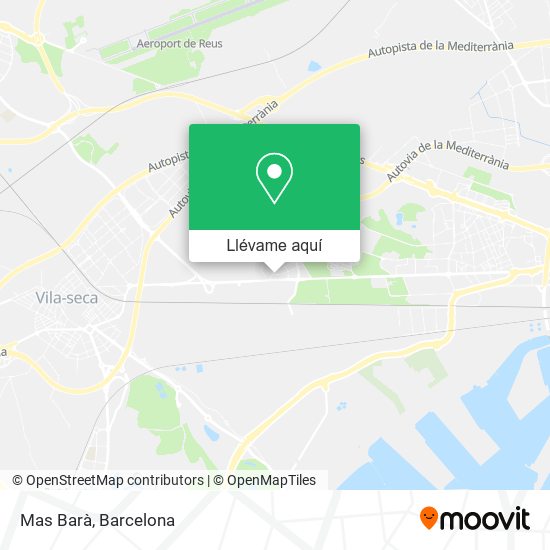 Mapa Mas Barà