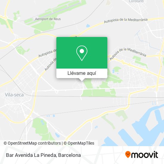 Mapa Bar Avenida La Pineda