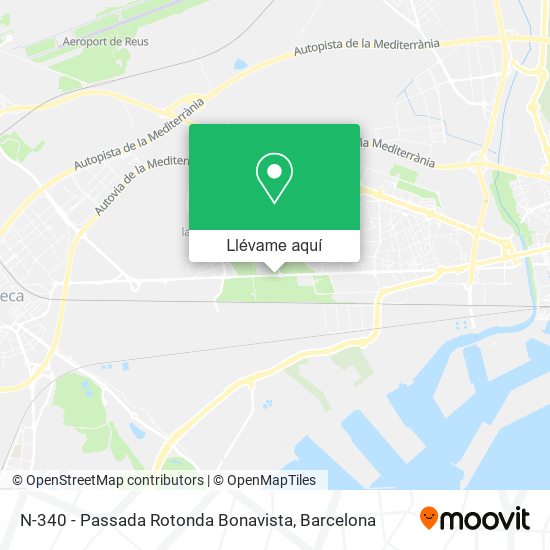 Mapa N-340 - Passada Rotonda Bonavista