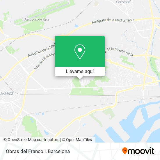 Mapa Obras del Francoli