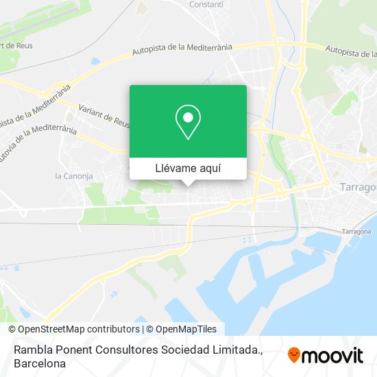 Mapa Rambla Ponent Consultores Sociedad Limitada.