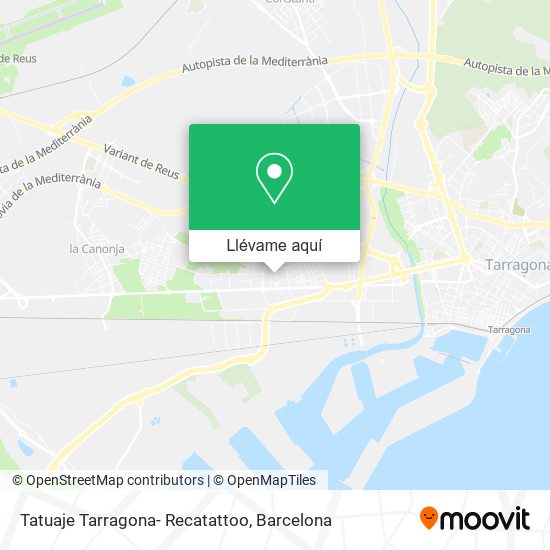 Mapa Tatuaje Tarragona- Recatattoo