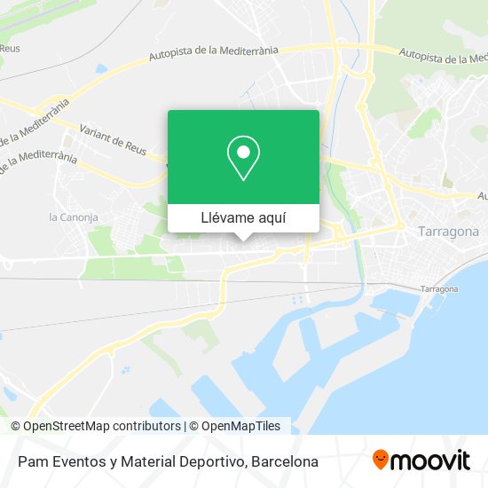 Mapa Pam Eventos y Material Deportivo