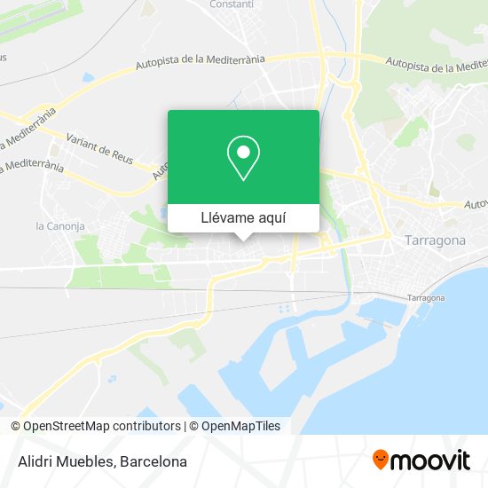 Mapa Alidri Muebles