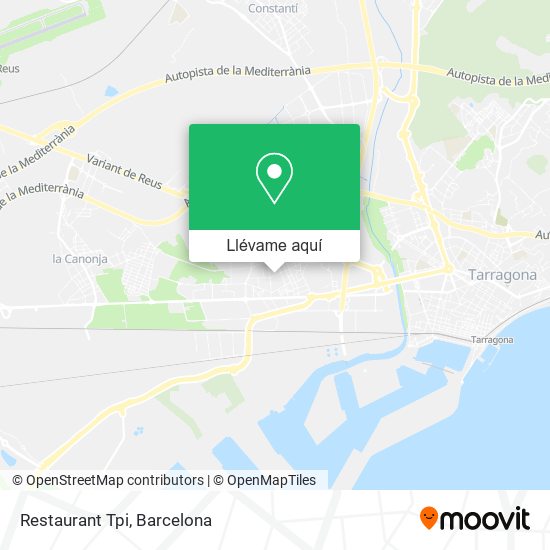 Mapa Restaurant Tpi