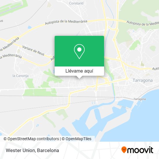 Mapa Wester Union