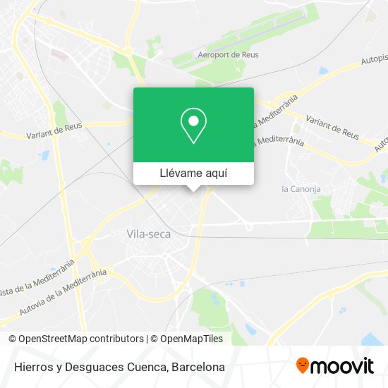 Mapa Hierros y Desguaces Cuenca