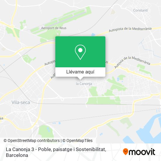 Mapa La Canonja 3 - Poble, paisatge i Sostenibilitat
