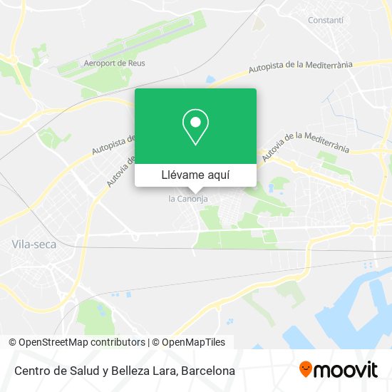 Mapa Centro de Salud y Belleza Lara