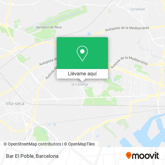 Mapa Bar El Poble