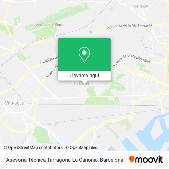 Mapa Asesoria Técnica Tarragona-La Canonja