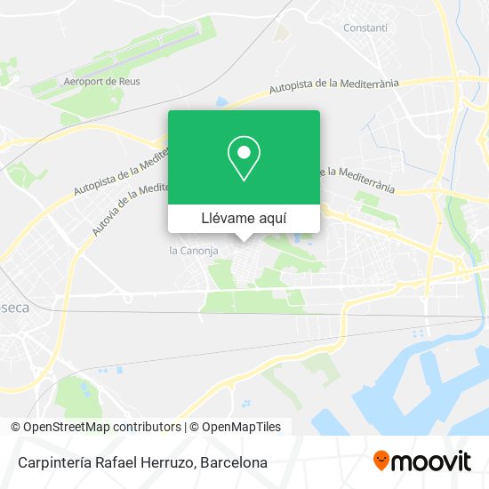 Mapa Carpintería Rafael Herruzo