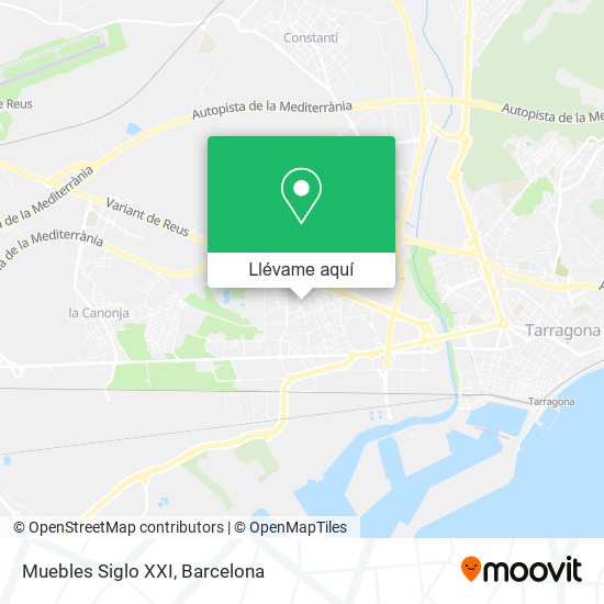 Mapa Muebles Siglo XXI