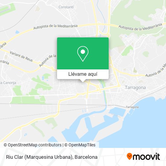 Mapa Riu Clar (Marquesina Urbana)
