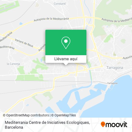 Mapa Mediterrania Centre de Iniciatives Ecologiques