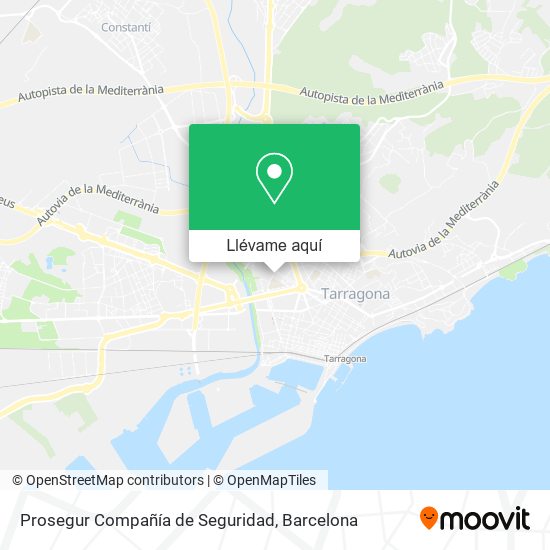 Mapa Prosegur Compañía de Seguridad