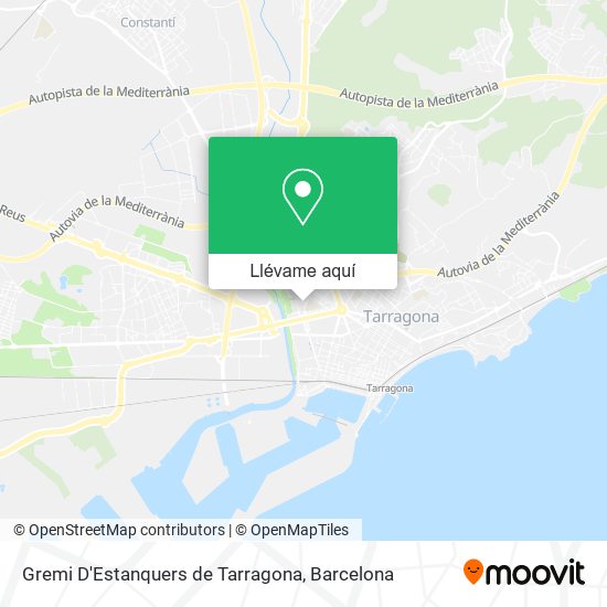 Mapa Gremi D'Estanquers de Tarragona