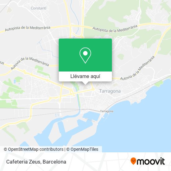 Mapa Cafeteria Zeus