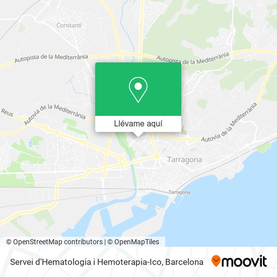Mapa Servei d'Hematologia i Hemoterapia-Ico