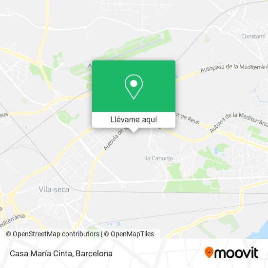 Mapa Casa María Cinta