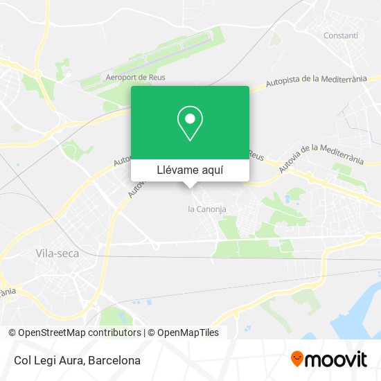 Mapa Col Legi Aura