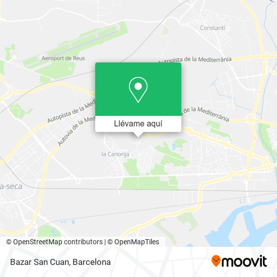 Mapa Bazar San Cuan