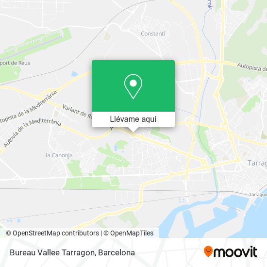 Mapa Bureau Vallee Tarragon