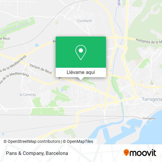 Mapa Pans & Company