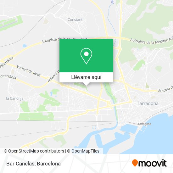 Mapa Bar Canelas