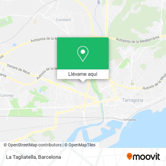 Mapa La Tagliatella