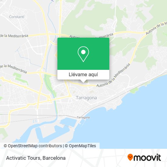 Mapa Activatic Tours