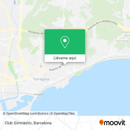 Mapa Club Gimnàstic