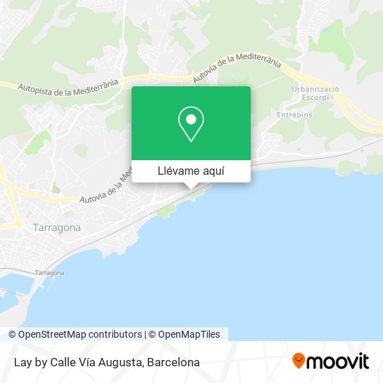 Mapa Lay by Calle Vía Augusta