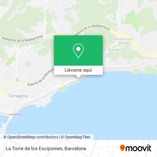 Mapa La Torre de los Escipiones