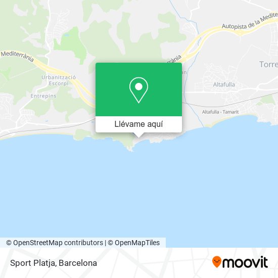 Mapa Sport Platja