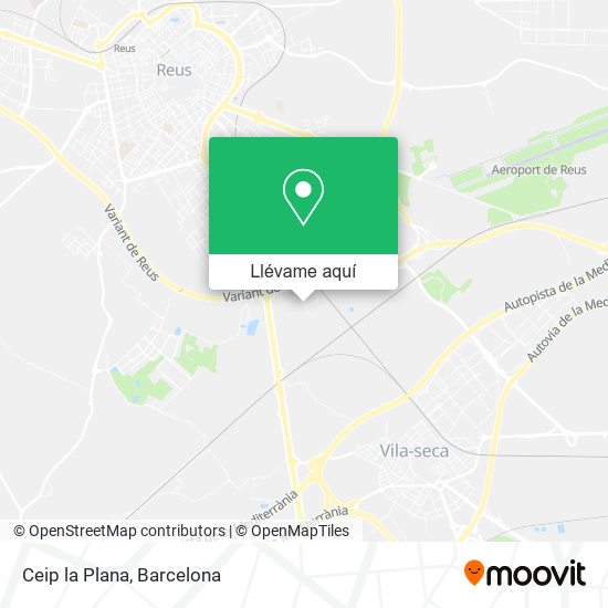 Mapa Ceip la Plana
