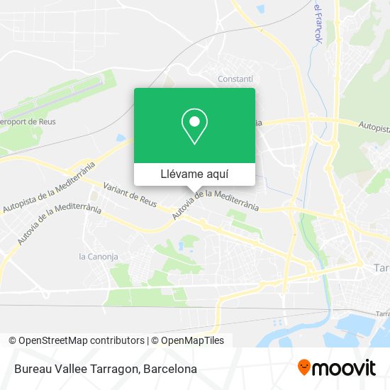 Mapa Bureau Vallee Tarragon
