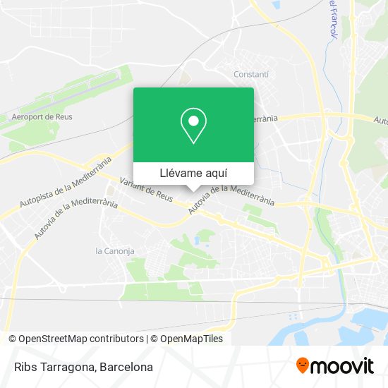 Mapa Ribs Tarragona