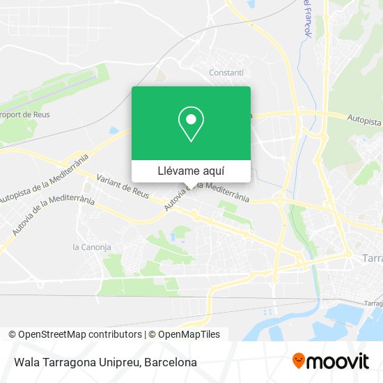 Mapa Wala Tarragona Unipreu