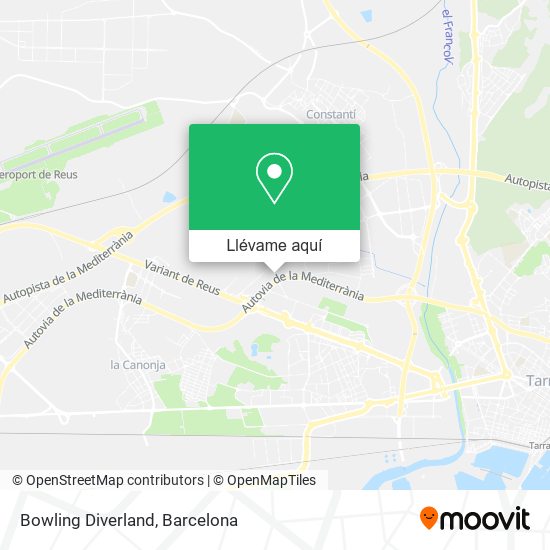 Mapa Bowling Diverland