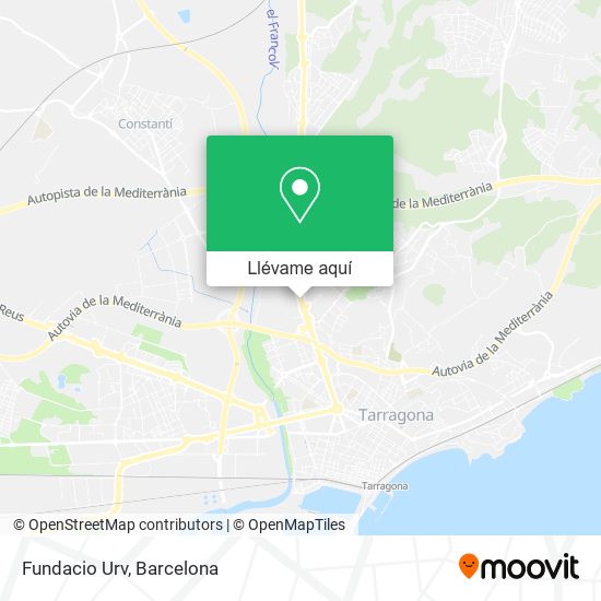 Mapa Fundacio Urv