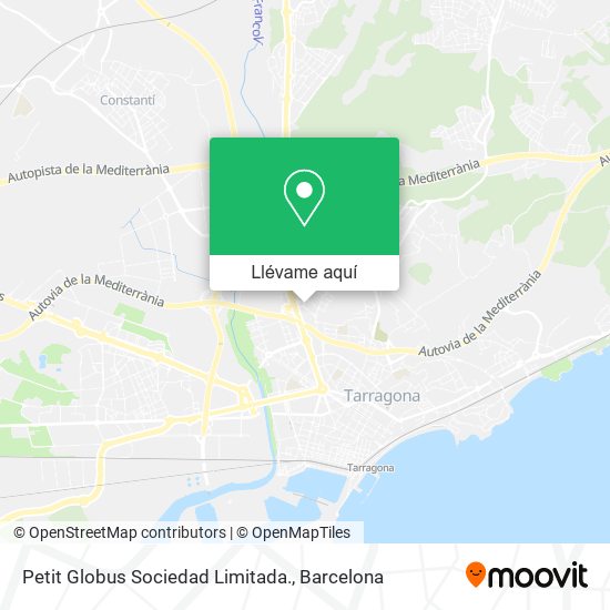 Mapa Petit Globus Sociedad Limitada.
