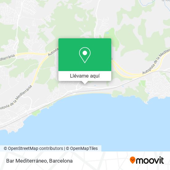 Mapa Bar Mediterráneo
