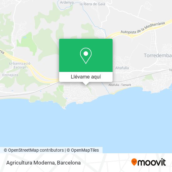 Mapa Agricultura Moderna