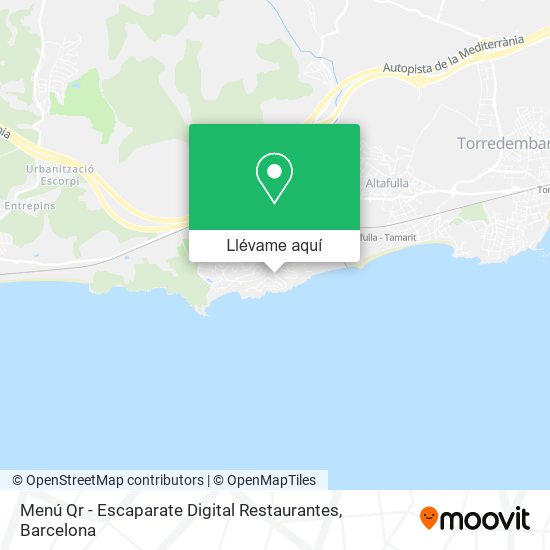 Mapa Menú Qr - Escaparate Digital Restaurantes