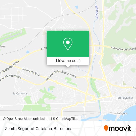 Mapa Zenith Seguritat Catalana