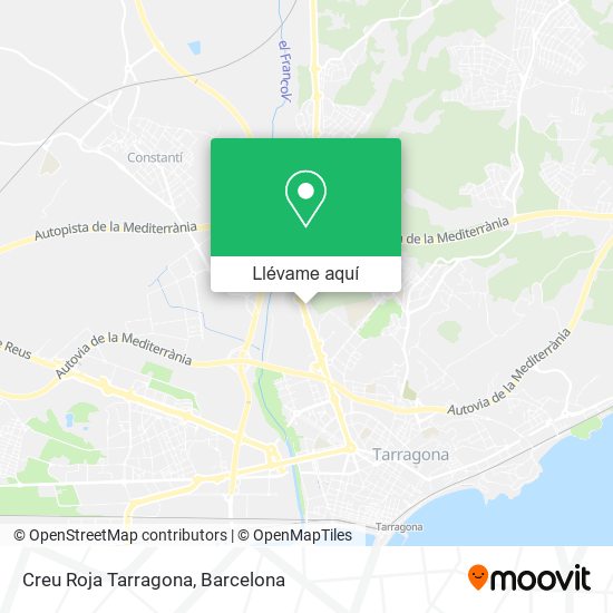Mapa Creu Roja Tarragona