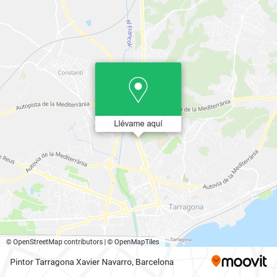 Mapa Pintor Tarragona Xavier Navarro