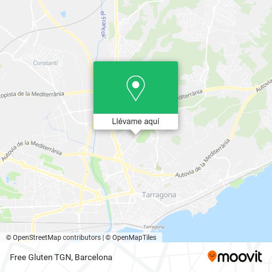 Mapa Free Gluten TGN